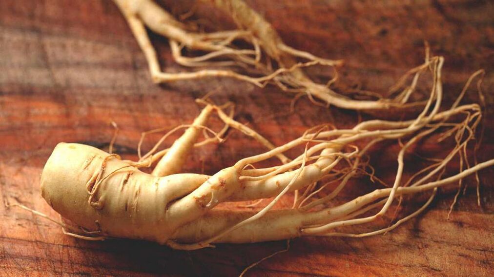 ginseng rót til að auka virkni